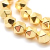 Electroplate Non-magnetic Synthetic Hematite Beads Strands G-L485-07B-G-2