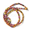 Electroplate Glass Beads Strands GLAA-Q101-02A-FP02-2