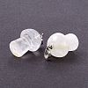 Natural Quartz Crystal Pendants G-M380-B11-P-3