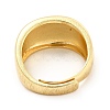 Rack Plating Brass Plain Band Adjustable Ring for Women RJEW-E064-18G-3