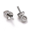 Brass Cup Peg Bails Pendants KK-Z018-01B-P-3