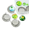 DIY Clover Rotatable Pendant Making Kits DIY-FS0005-44-3