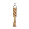 Handmade Macrame Nylon Thread Pendant Decorations HJEW-P019-05P-06-1