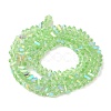Transparent Glass Beads Strands EGLA-P061-04A-AB03-2