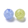 Transparent Crackle Acrylic Beads CACR-R008-20mm-M-2