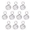 10Pcs Glass Rhinestone Charms STAS-TA0003-26F-1