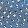 48Pcs 6 Style Alloy Pendants & Rhinestone Settings FIND-AR0002-07-4