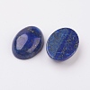 Natural Lapis Lazuli Flat Back Cabochons X-G-G741-13x18mm-15-2