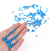 Baking Paint Glass Seed Beads SEED-US0003-3mm-K17-4