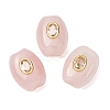 Natural Rose Quartz European Beads GG-CBA9389-01I-1