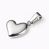 Tarnish Resistant 304 Stainless Steel Charms STAS-I127-068P-2