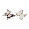 Alloy Enamel Pendants X1-FIND-H051-01B-P-2