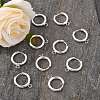 201 Stainless Steel Huggie Hoop Earring Findings STAS-P283-01D-S-5