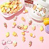 70Pcs 7 Styles Fruit Opaque Resin Cabochons CRES-CJ0001-84-6