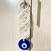 Cotton Cord Macrame Woven Wall Hanging EVIL-PW0002-19-1