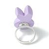 Bunny Resin Finger Ring RJEW-JR00638-01-4