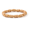 Alloy & Resin Beads Stretch Bracelets for Women UJ8716-6-1