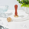 2Pcs 2 Styles Brass Stamp Heads DIY-CP0007-67-5