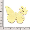 Rack Plating Alloy Enamel Big Pendants ENAM-N056-399-G-4