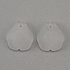 Frosted Glass Pendants GLAA-WH0033-18-1