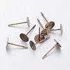 Stud Earring Settings KK-C2896-AB-1-1