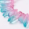 Natural Quartz Crystal Beads Strands G-E403-01A-2