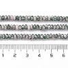 Natural Green Spot Jasper Beads Strands G-H292-A18-02-5