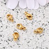 304 Stainless Steel Lobster Claw Clasps X-STAS-AB10-G-3