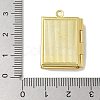 Brass Locket Pendants X-KK-Q019-11G-3