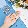 36Pcs Brass Clip-on Earring Findings KK-SP0001-08P-3