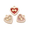 Alloy Rhinestone Pendants ALRI-E006-02LG-1