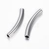 Tarnish Resistant 304 Stainless Steel Tube Beads STAS-H376-122-2