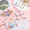 Acrylic Pendant Locking Stitch Markers HJEW-SC00081-4
