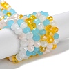 Glass Beads Strands EGLA-A034-M6mm-52-2