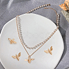 16Pcs 2 Styles Brass Pendants KK-BC0010-03-5