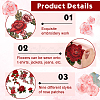 9 Styles Computerized Embroidery Cloth Self Adhesive Patches PATC-FG0002-39-4