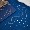 20Pcs 925 Sterling Silver Chain Extender Drop STER-UN0001-60-2