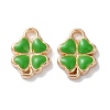 Alloy Enamel Pendants ENAM-O001-03B-G-1