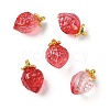Transparent Glass Pendants GLAA-P072-03G-08-1