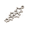 Non-Tarnish 304 Stainless Steel Pendants STAS-S123-03P-02-2