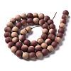 Spray Painted Non-magnetic Synthetic Hematite Beads Strands G-N337-01D-2