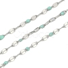 Brass Dapped Chains AJEW-Q153-02P-16-1