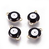 Ion Plating(IP) 304 Stainless Steel Enamel Links connectors LS-STAS-F206-02G-C05-1
