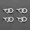 Brass Micro Pave Clear Cubic Zirconia Links Connectors ZIRC-L076-035S-1