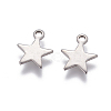 Tarnish Resistant 304 Stainless Steel Charms STAS-G190-27P-B-1