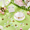 70Pcs 7 Colors Resin Buttons BUTT-TA0001-42-8