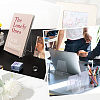 6Pcs Acrylic Book Stand for Kitchen Counter ODIS-SP0001-04C-7