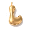 Ion Plating(IP) 304 Stainless Steel Pendants X-STAS-M017-08G-12-1