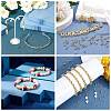 40Pcs 2 Styles Brass Spacer Beads KK-CJ0002-21-8