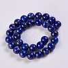 Natural Lapis Lazuli Beads Strands G-K254-01-12mm-3